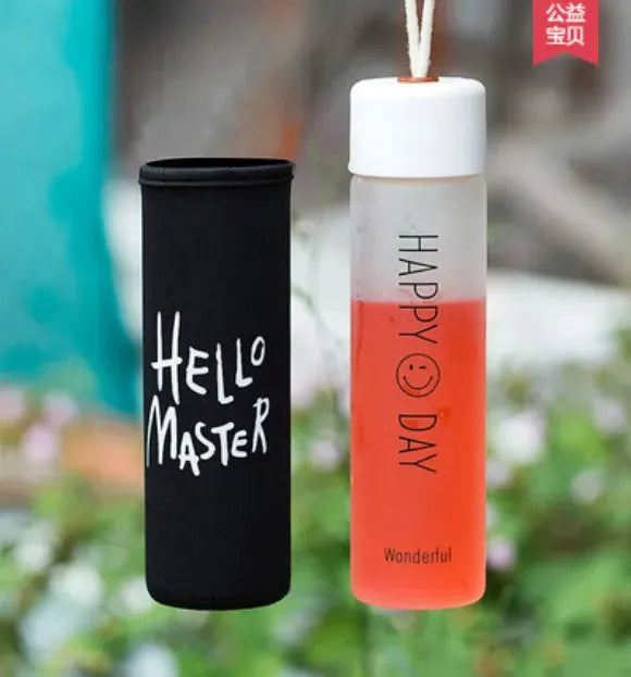 Glasses portable cups kids creative water bottles - Bellarte Enchanté Glasses portable cups kids creative water bottles